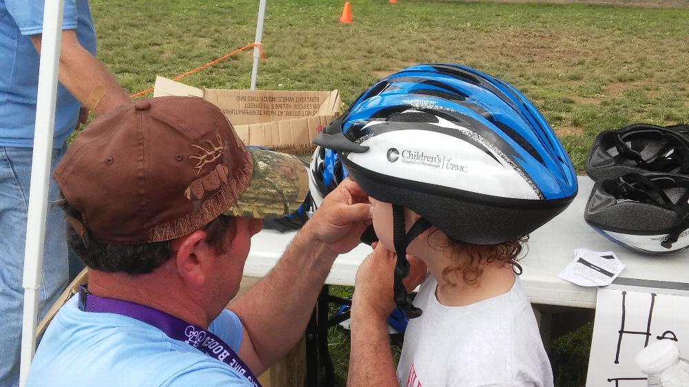 Helmet fitting
Annual Bicycle Safety Rodeo