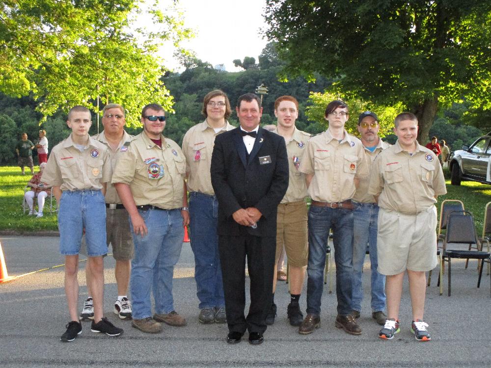 Flag Day Ceremony
ER Kevin Luke and Boy Scouts