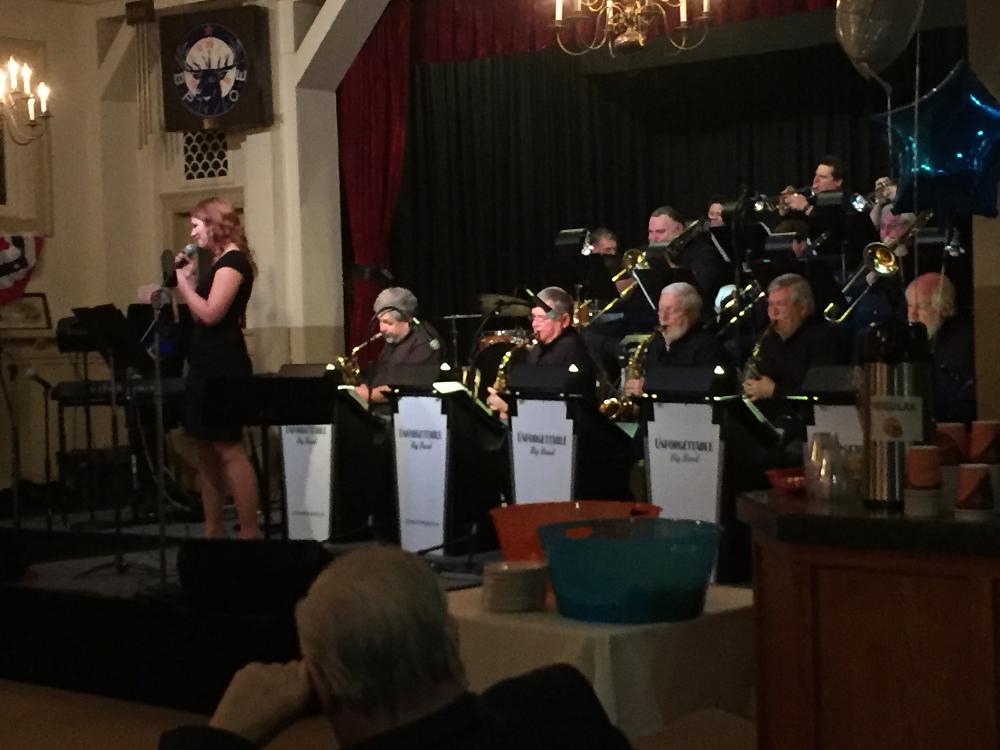 The Unforgettable Big Band provided music for the Veterans and their guests.