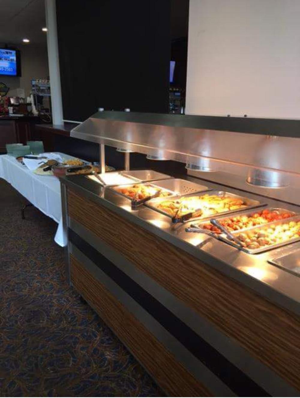 Food was included in the entry to the Dominators and Terminators. A nice Buffet