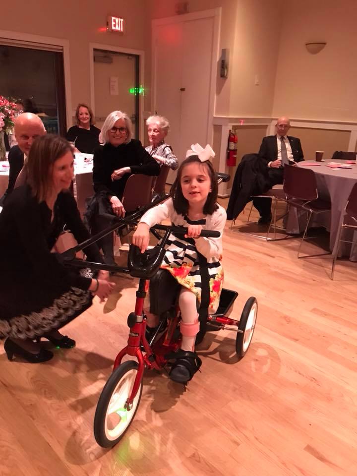 2017-2018 Ambassador Child on her new bike