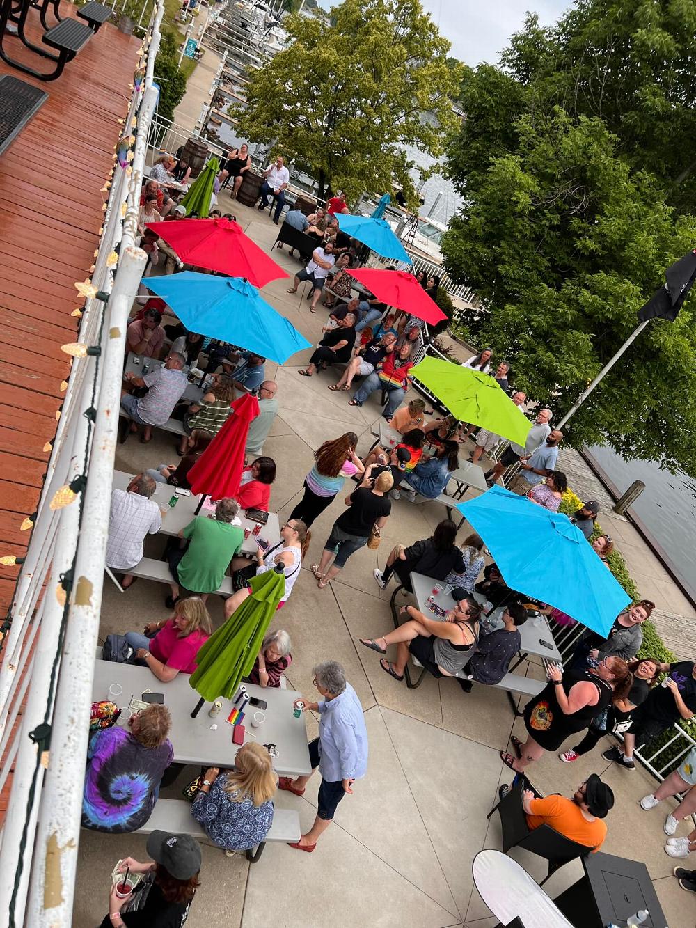 Patio in the summer