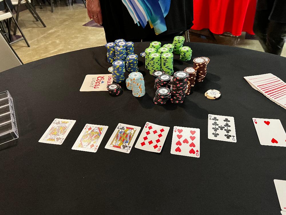 2022 Jan 29 Barbara Abbott Poker Night Fundraiser Winning Hand