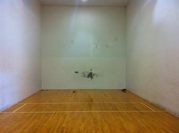 2013 - Racquetball Court before Paint