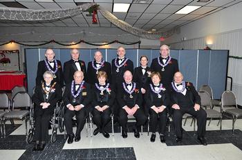 Lodge Officers, Elks Memorial Day 2013