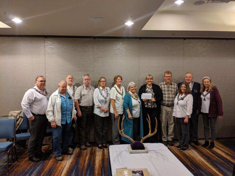Walla Walla Lodge presents Blue Mountain Therapeutic Riders with 2019-2020 ENF Gratitude Grant.