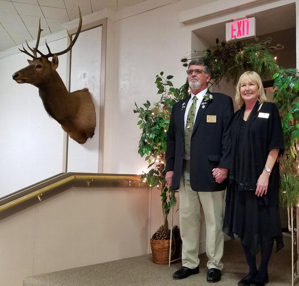 Lodge Secretary Joel Buoy and wife Judy