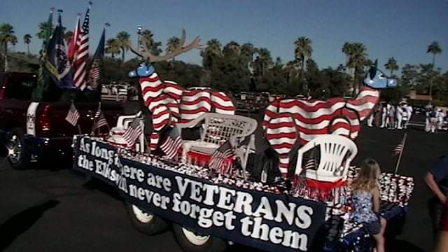 Veterans Day Parade Float. We won 1st place