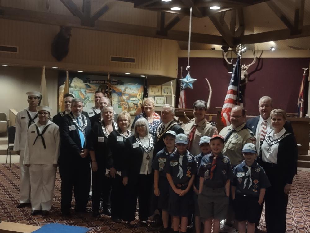 Thank To everyone that participated in our Flag Say ceremony on June 12th. We were lucky to have the US Navy Sea Cadets and the Cub Scouts carry the colors