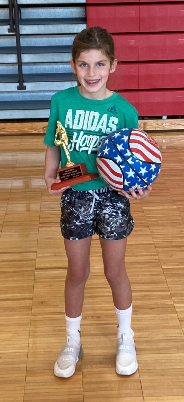 2021 Hoop Shoot District 8-9yr old Champion Harper Malloy