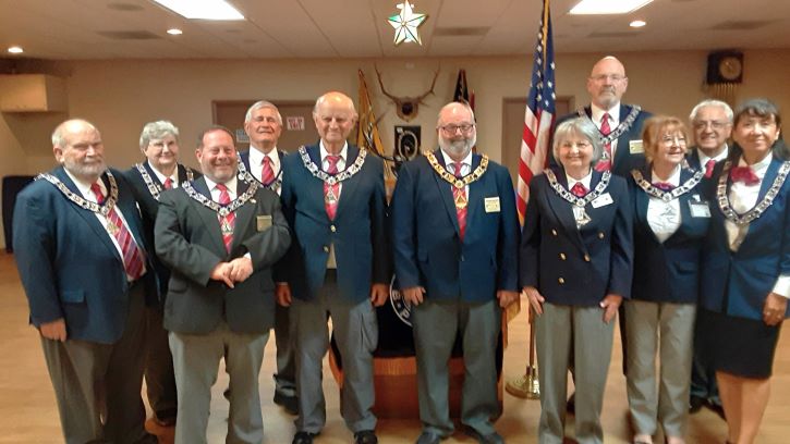 Tucson AZ Elks Lodge #385 installation of 2024-2025 Lodge officers.  March 22, 2024