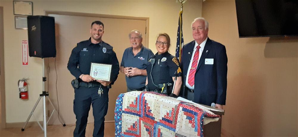 Tucson Lodge #385 First Responders Appreciation Event.  September 22, 2021.  4 Law Enforcement and 3 Fire Fighters were honored this evening. 
