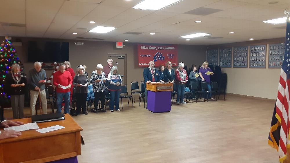 On December 3, 2023, the Tucson AZ Elks Lodge #385 held our Elks Memorial Ceremony. "To our absent Members". 