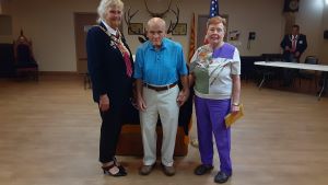 New Member B. Conn with ER S. Trecartin and sponsor F. Gordon