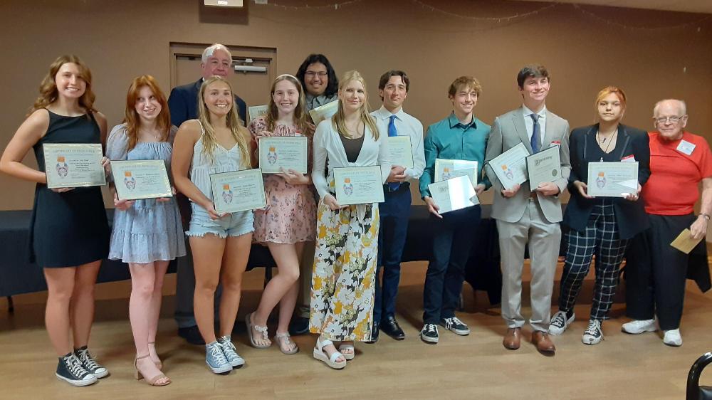 On May 7, 2023, the Tucson AZ Elks Lodge #385 held its annual Youth Awards Luncheon and awarded 10 Scholarships in the amount of $7,900.00.  The Arizona State Association award 3 scholarships in the amount of $6,000.00, for a total of $13,900.00 to well-deserved Tucson area High School Seniors.