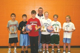 Wabash County 10-11 year old Hoop Shoot Champions