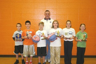 Wabash County 8-9 year old Hoop Shoot Champions