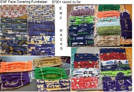 Mask making started out by donating to Sebastion Place then grew into donating to the Welcome Home packages and the Elks members. It's how we do crazy 2020.