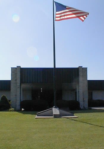 Belleville Lodge #481 main building. Dedicated 1979.