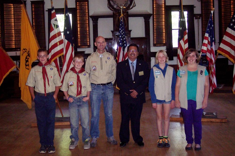 Thank you to Bill Miller and Boy Scouts Troop 503 and Girl Scouts Troop 70