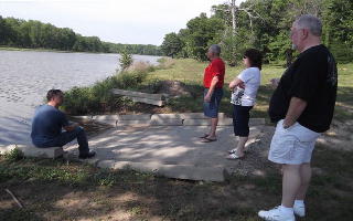 May 2012 New Boat Ramp at the lake