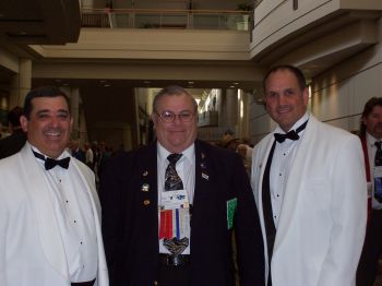 Past District Deputy Grand Exalted Ruler North Randall Cory, Past State President Ray Buisson, and Past District Deputy Grand Exalted Ruler South David Fenster at Grand Lodge in 2006.