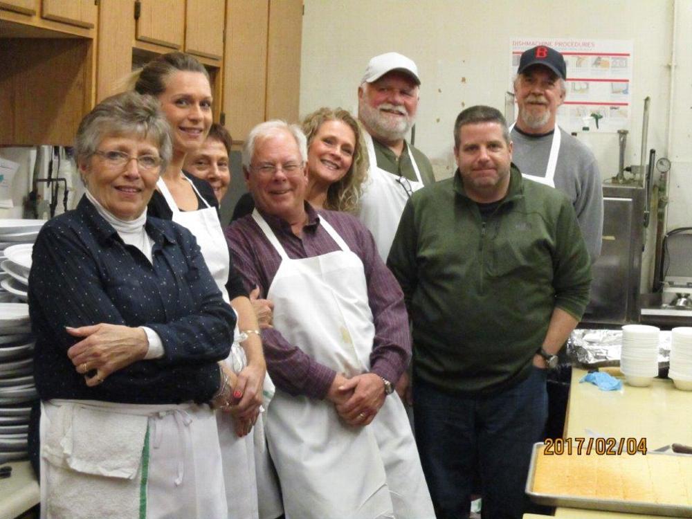 The Crabby's Southern BBQ team- Sharyn, Kellie, Lisa, Joe, Alice, Crabby, Ryan, and Mike- The food was Great!