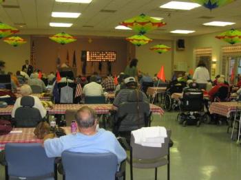 Veterans enjoying #580 Night at bingo