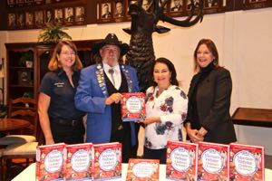 Santa Barbara Elks Lodge #613 Donates Dictionaries to GUSD
Pictured: Lodge Secretary, Chail Norton, ER, Jerry Plowman, GUSD Superintendent Dr. Diana Roybal, Goleta Mayor, Paula Perotte