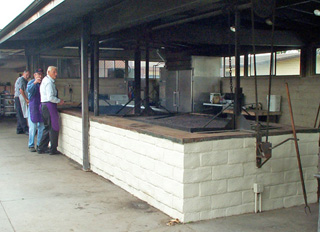  Two Large Barbecue Pits