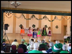 St. Patrick's Day dancers