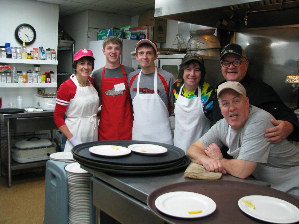 The Lenten Fish Fry Kitchen Crew.