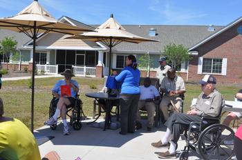 Beautiful Memorial Day program at Veterans Home.