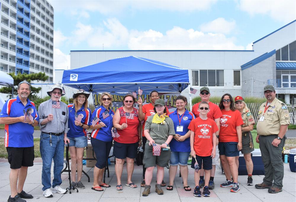 Our Lodge along with Boy scout troop 148, 113 along with our Antler Lodge 21 participating with the City of Long Branch Oceanfest on July 4, 2023