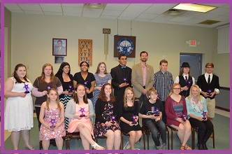 Pictured are students receiving "The People Choice Award" along with the Mayor of the City of Cortland. Funded by the Cortland Elks and an ENF Promise Grant. These students were chosen by teachers as outstanding one of the following categories: *Compassion and Empathy * Kindness and Respect    *Overcoming Obstacles *Service to Others *Trailblazer *Integrity. 