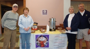 On Saturday, April 12, 2014 the Cortland Elks had two Hospitality Fund Raising Booths at the Preble Rest Stop.  As always it is a fun event and visitors that are passing through get to hear about our Lodge and all that we do and our Elks get to meet a number of wonderful people.  Thanks to all those that volunteered their time in attending, baking, and organizing. 