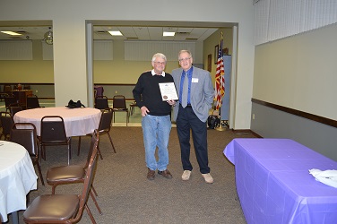 Mike was given the Elk of the year for all his dedication to the Lodge. 