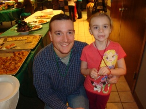 Pat Toomey and his 4yr old daughter.