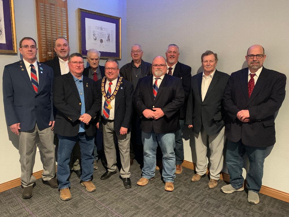 PERs at 2024/2025 Elk Year Officer Installation