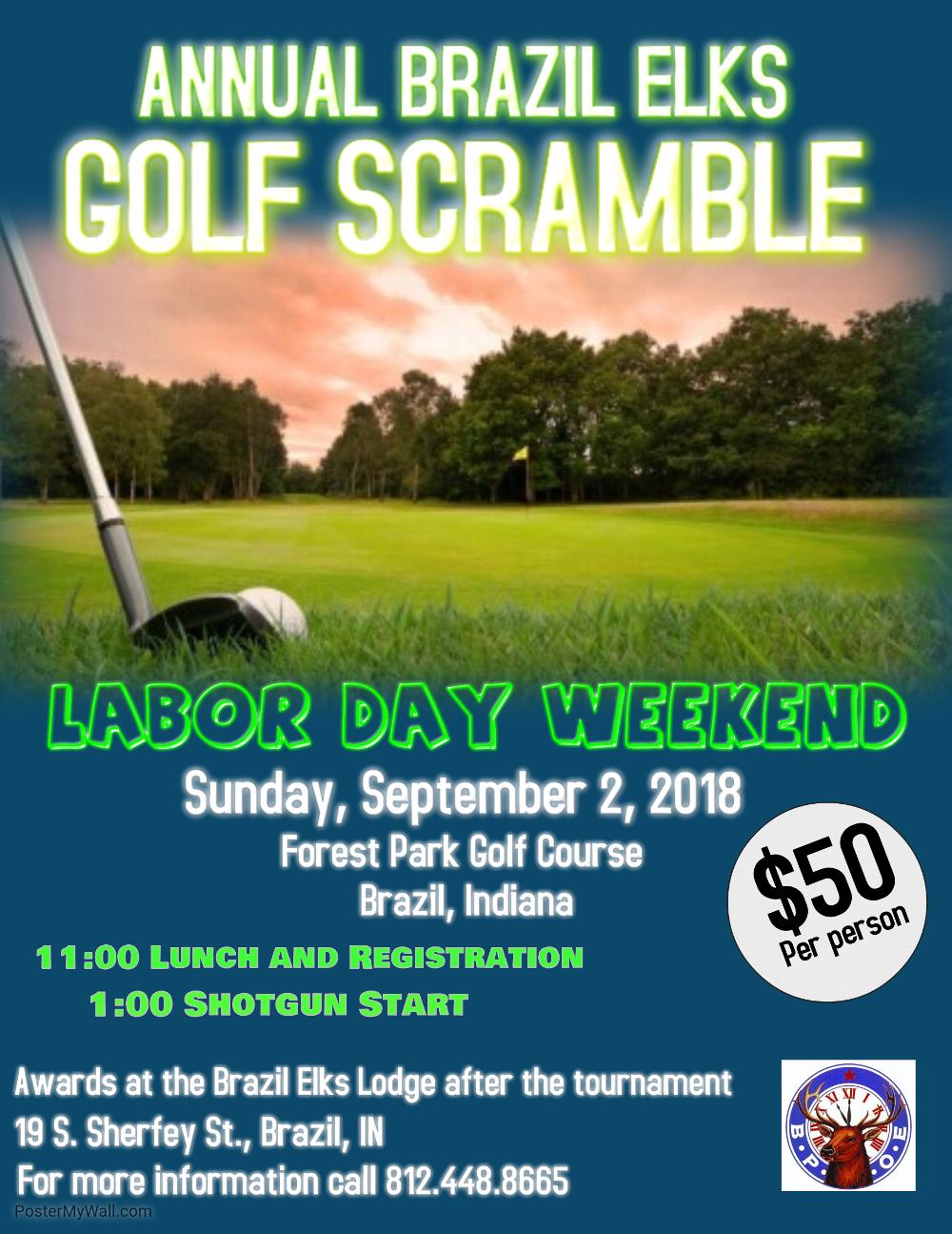 2018 Brazil Elks Golf Scramble