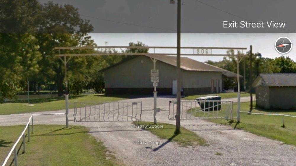 Elks Lake entrance and clubhouse (street view).
24410 Elk Road, Chanute, KS