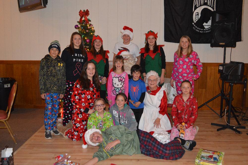 Lots of fun was to be had at the Christmas Eve Pajama Party 