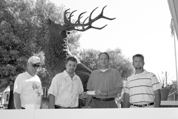 The Brookfield Elk's Lodge donated $750 to the YMCA for their scholarship program for underprivledged youth.