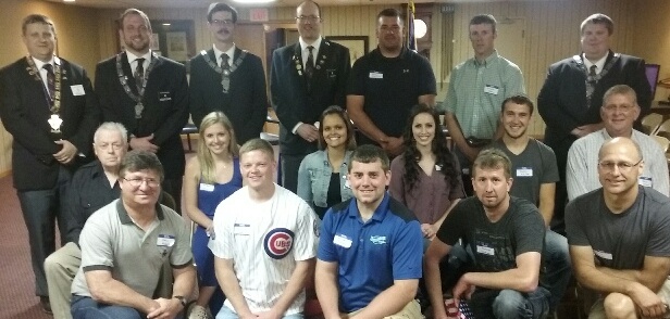 Galena Elks Lodge #882 welcomes 13 of our newest members initiated May 25, 2017