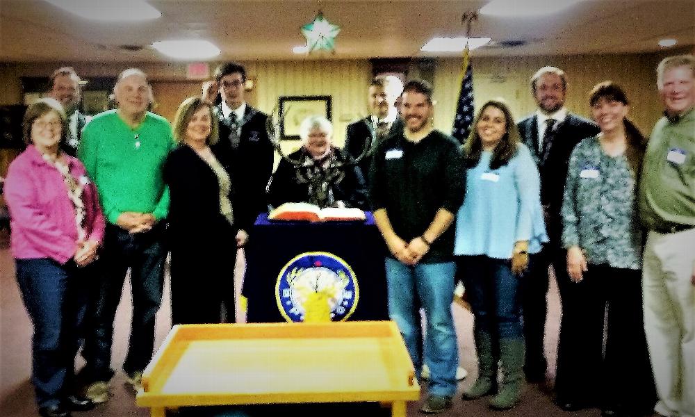 Galena Elks Lodge welcomes our 7 newest members initiated October 14, 2017