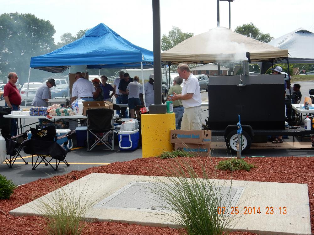 ELKS BBQ at Mosers Parking lot on July 25- 2014