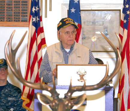Korean War army Vet George McConnon joined us for Flag Day this year, and described what it was like to serve in a tank in combat.