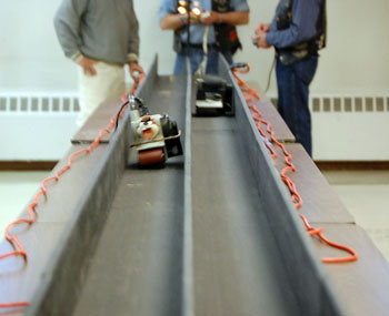 A local motorcycling group, the Sagadahoc County members of United Bikers of Maine, support our MCCP efforts with an annual Belt-Sander racing event every March.
With this years event (March 3rd, 2013), the bikers have been doing this for 20 years!