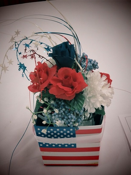 One of the many beautiful and unique centerpieces created by the House Committee