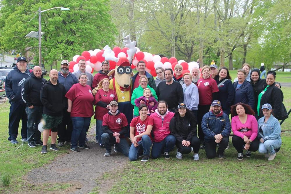 "Together We Can Succeed"
This is a picture of all of the people who assisted us on our 1st Kearny Community Day to End the Stigma.  Elroy even joined in on the fun!